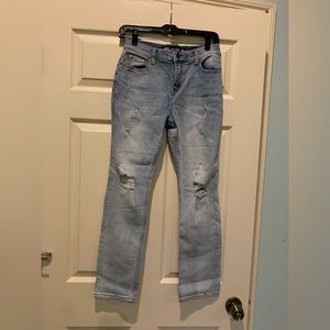 RSQ high quality skinny jeans ripped boys size 14. Never worn, new light wash